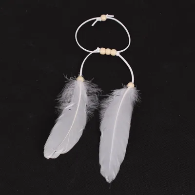 Ethnic Wind Beach Feather Headwear Hair Band Bracelet - Shop at LoveMi