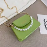 Mini Korean Style Fashion Crossbody Shoulder Bag - Green