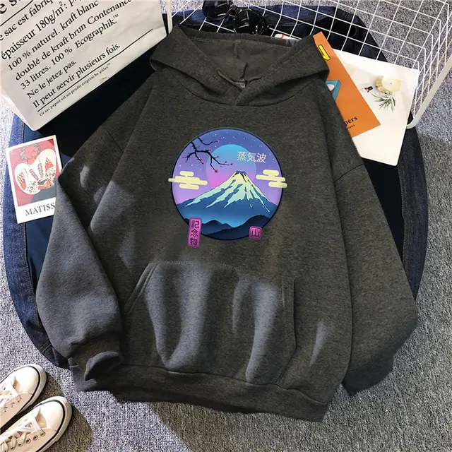 Spring And Autumn Women's Sweater Casual Printing Dark Grey - Shop at LoveMi