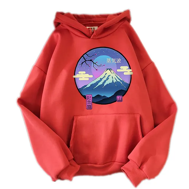 Spring And Autumn Women's Sweater Casual Printing Red - Shop at LoveMi