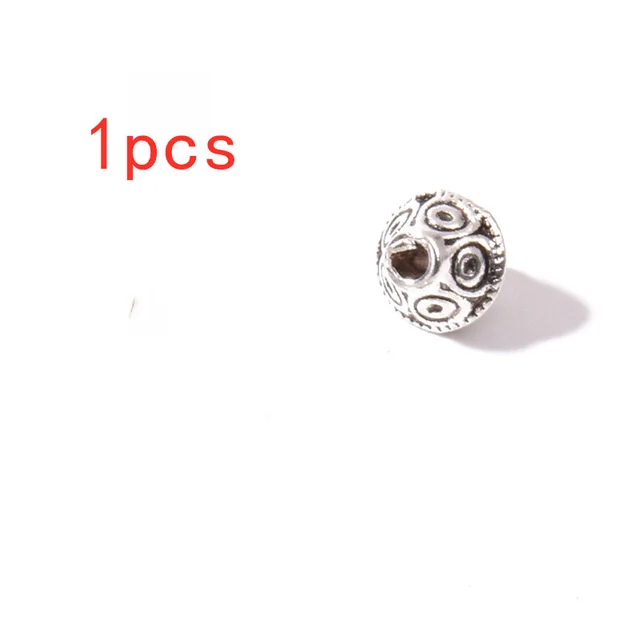 Silver Ethnic Vintage Alloy Bracelet Spacer Bead Jewelry Accessories Bj02751 - Shop at LoveMi