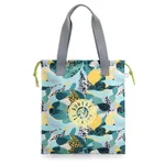 Handbag Nylon Women's Shoulder Bag Middle-aged Lady Print - Happy Flower