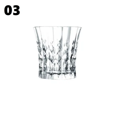 Crystal Champagne Engraved Red Goblet Wine Glass 03A - Shop at LoveMi