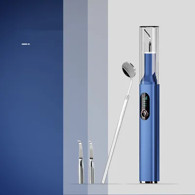 New Ultrasonic Tooth Dirt Removal Tartar Picker Artifact Blue - Shop at LoveMi