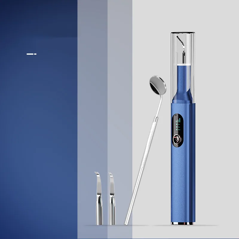 New Ultrasonic Tooth Dirt Removal Tartar Picker Artifact Blue - Shop at LoveMi