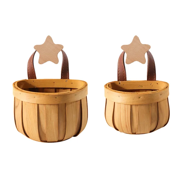 Handwoven Wall Mounted Bamboo Basket - Shop at LoveMi