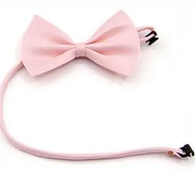 Creative Simple Solid Color Dog Cat Bow Tie Pink - Shop at LoveMi