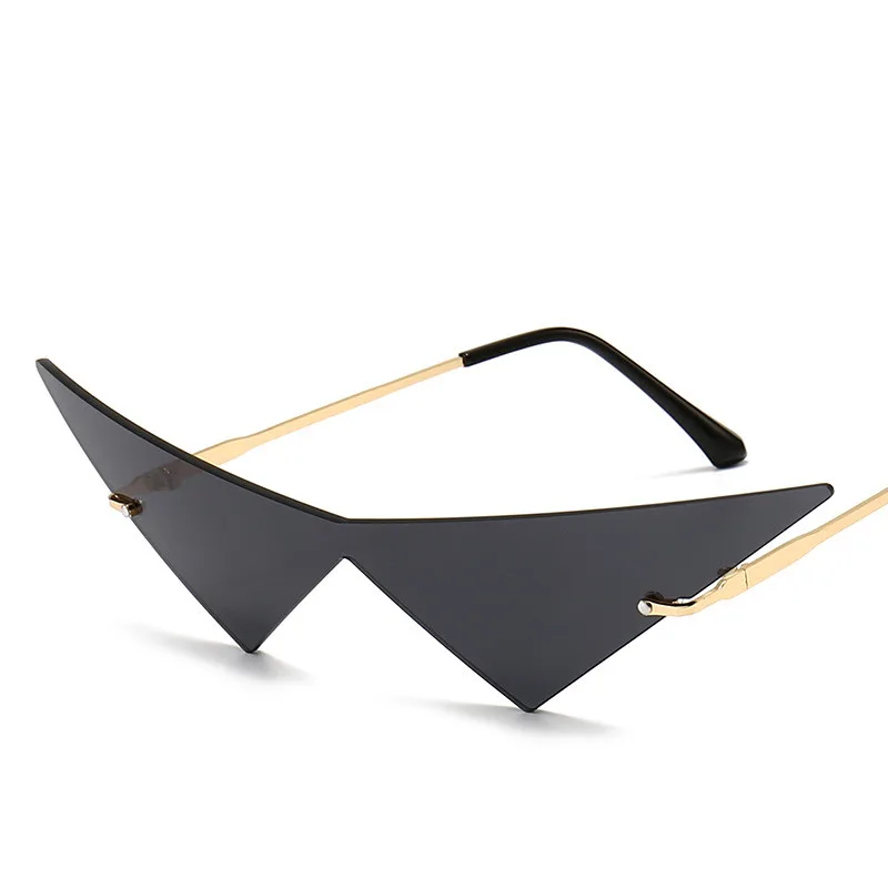 Fashion Catwalk Sunglasses Street Style Hip-hop Sunglasses - Grey