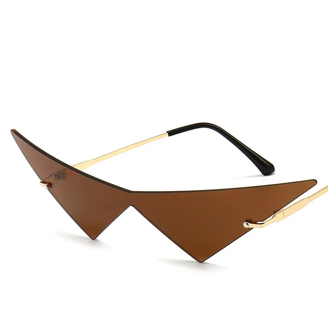 Fashion Catwalk Sunglasses Street Style Hip hop Sunglasses Tea Be - Shop at LoveMi