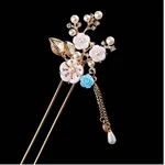 Plate Hair Pearl Flower Ligh