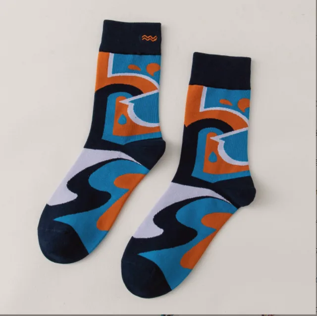 12Constellations Embroidered Socks Autumn And Winter Sk800421 - Shop at LoveMi