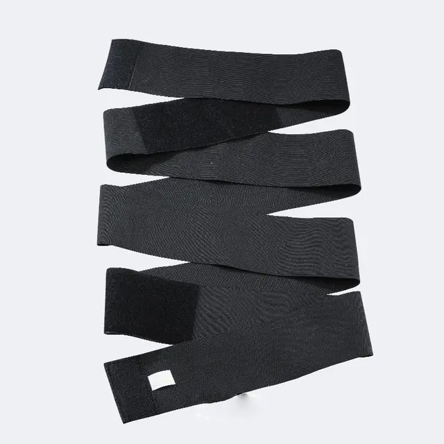 Yoga Sports Long Velcro Elastic Abdominal Belt Black - Shop at LoveMi