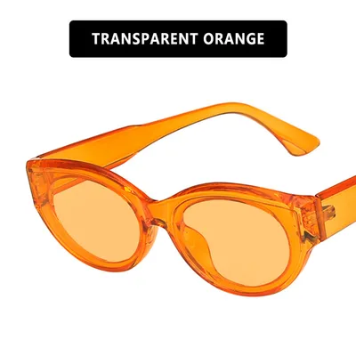 Fashion Ladies Solid Color Retro Hip Hop Oval Sunglasses H - Shop at LoveMi