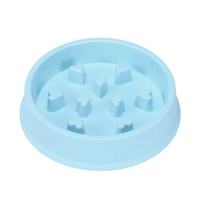 Dog Puzzle Anti Choking Love Slow Food Bowl Healthy Food Reduction Blue - Shop at LoveMi
