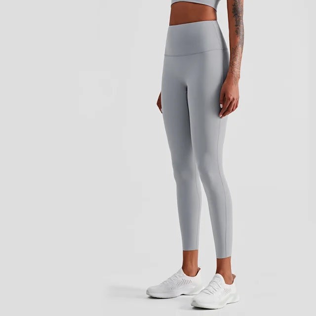High Elastic Tight Peach Hip Lift Yoga Pants Rhino Grey - Shop at LoveMi