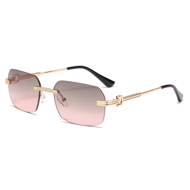 Fashion Irregular Crystal Cut Square Sunglasses C3 - Shop at LoveMi