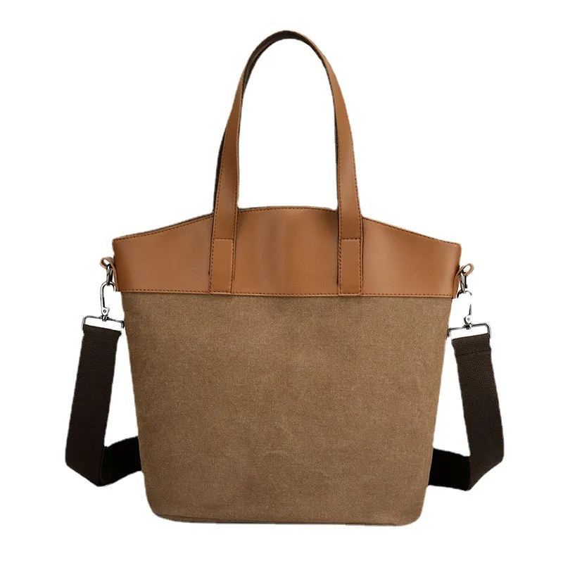 Lightweight Handy Messenger Casual Bucket Backpack Coffee - Shop at LoveMi