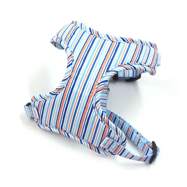 Striped Print Pet Chest And Back Leash Bow Trash Bag Set Vest - Shop at LoveMi