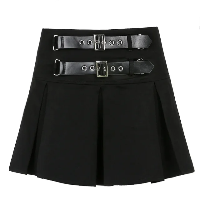 Sweet Cool Style Suit Skirt A line Black - Shop at LoveMi