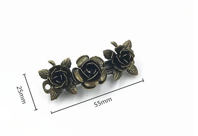 Fashion Retro Hair Clips Delicate Accessories Three Flowers - Shop at LoveMi