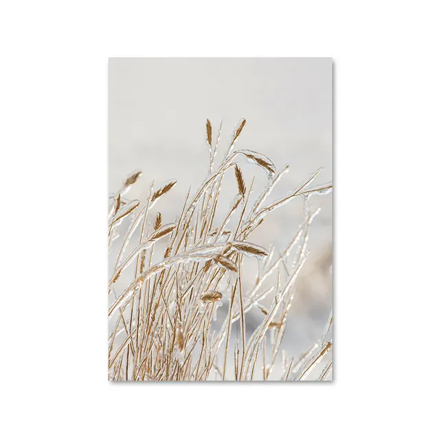 Wild Boho Woman Grass Reed Poster Nordic Canvas 2Style - Shop at LoveMi