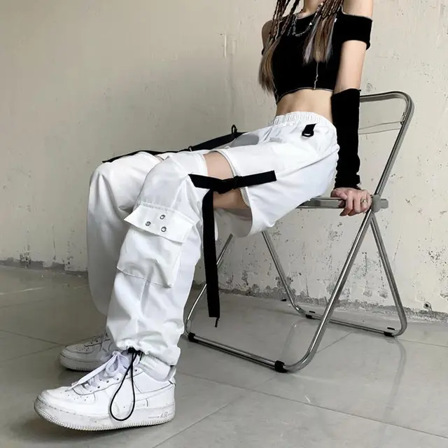 Detachable Cargo Pant Pant For Women White - Shop at LoveMi