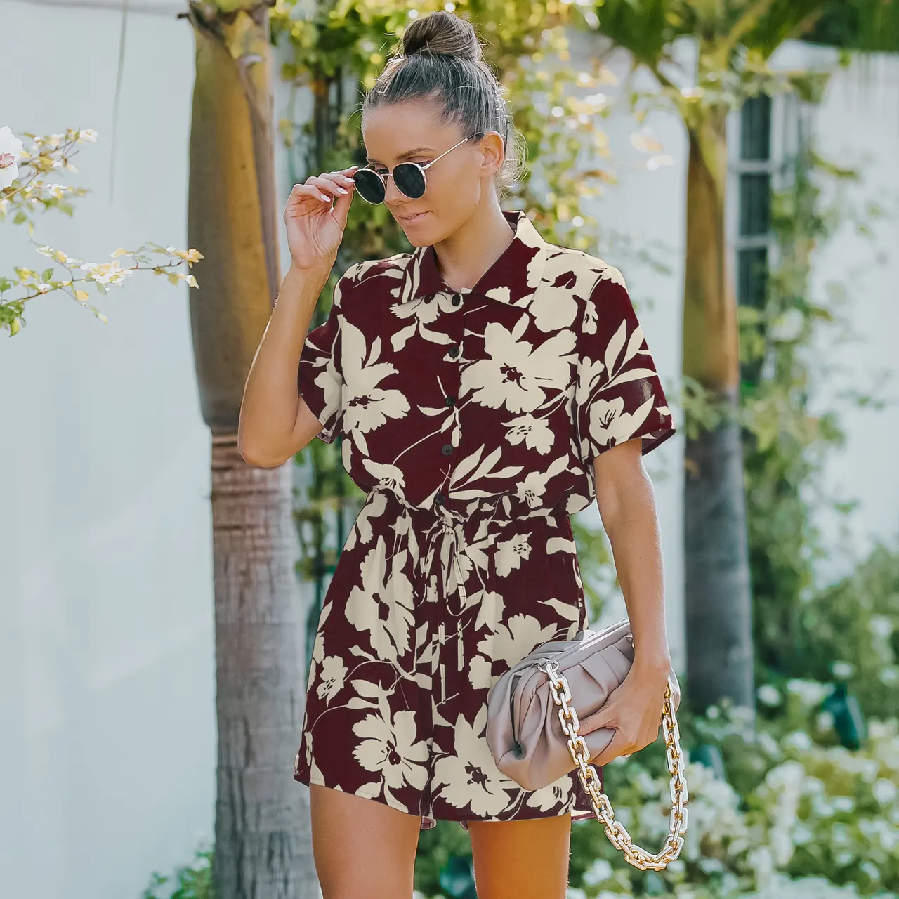 Heat Transfer 3D Printing Socks Animal Hoof Long Tube - Wine Red