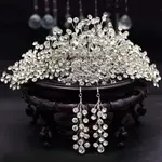 Silver Headpiece Earrings