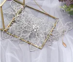 Temperament Bridal Knot Wedding Headwear Handmade Rhinestone Jewelry - Silver