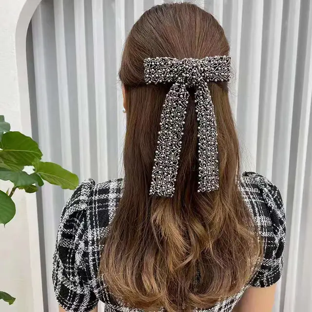 Glass Diamond Beaded Ladies Ponytail Clip I - Shop at LoveMi