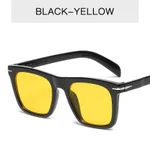 Bright Black And Yellow Flakes