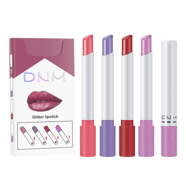 Four Makeup Set Non stick Cigarette Pipe Thin Lipsticks Polarized Light - Shop at LoveMi