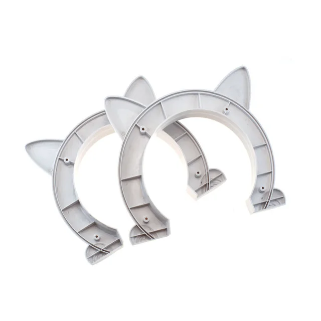 Round Cat Door Hole Puppy Door Pet Free Access Door White - Shop at LoveMi