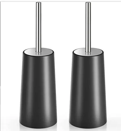 Creative European Style Toilet Brush Set Free Installation Black2Pcs - Shop at LoveMi
