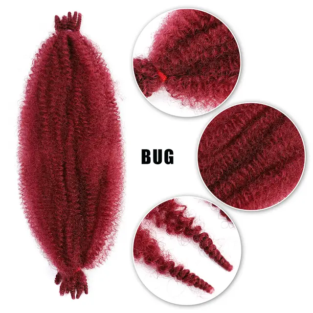 Chemical Fiber Wig Crochet Hand Torn Bug - Shop at LoveMi