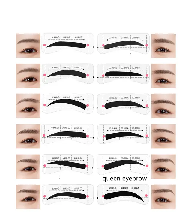 Lazy Thrush Card One Word Auxiliary Set Peach Eyebrow - Shop at LoveMi