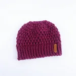 European And American New Knitted Hat Ladies Warm Ear Protection - Taro-One Size