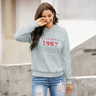 Lamb Fleece Casual Jacket Embroidered Plush Pullover Sweater Top Women Gray - Shop at LoveMi