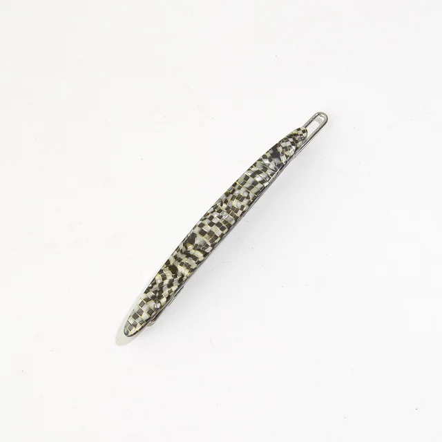 Acrylic side clip bangs clip headdress simple Lattice - Shop at LoveMi