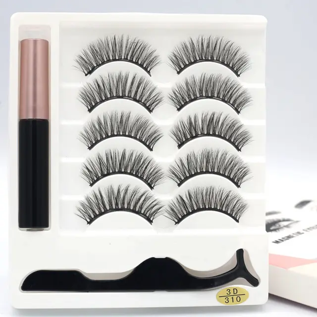 Five pairs of magnet eyelashes D310 - Shop at LoveMi