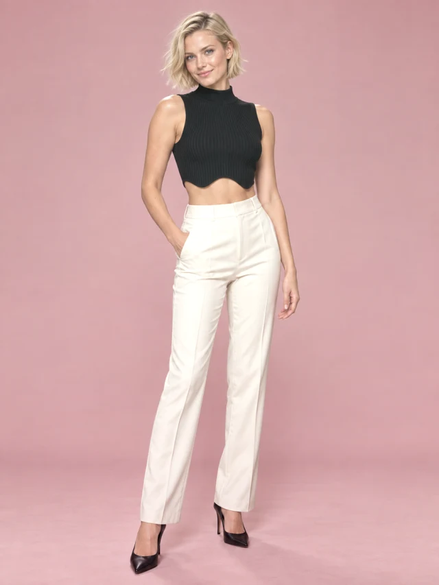 Slim Fit Tank Top Turtleneck Backless Bodysuit Black - Shop at LoveMi