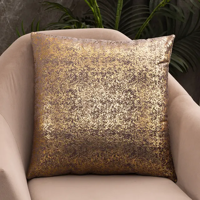 Rich Velvet Snowflake Gold Stamping Pillowcase Silver Grey - Shop at LoveMi