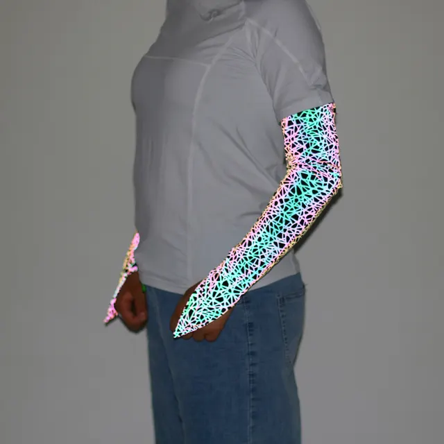 Ladies Fashion Sports Sunscreen Bright Reflective Sleeve Birds Nest - Shop at LoveMi