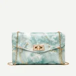 Fashion PU Fabric Snake Print Clutch Bag Charm Coin Purse