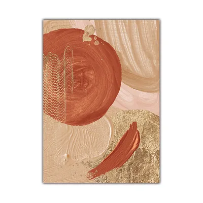 Modern Abstract Dark Blue Red Minimalist Canvas Painting 3Style - Shop at LoveMi