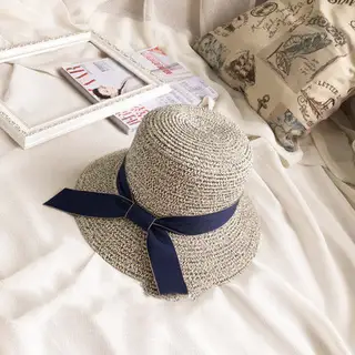 Ladies Beach Sunhat Outdoor Leisure Summer - Navy
