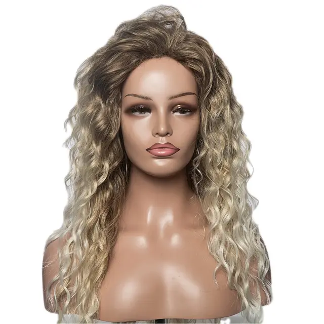 European And American Long roll Chemical Fiber Wig Headgear Lace Elastic Mesh Picture Color - Shop at LoveMi