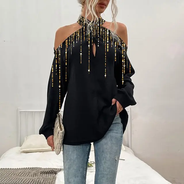 European And American New T shirt Women's Wear Black B - Shop at LoveMi