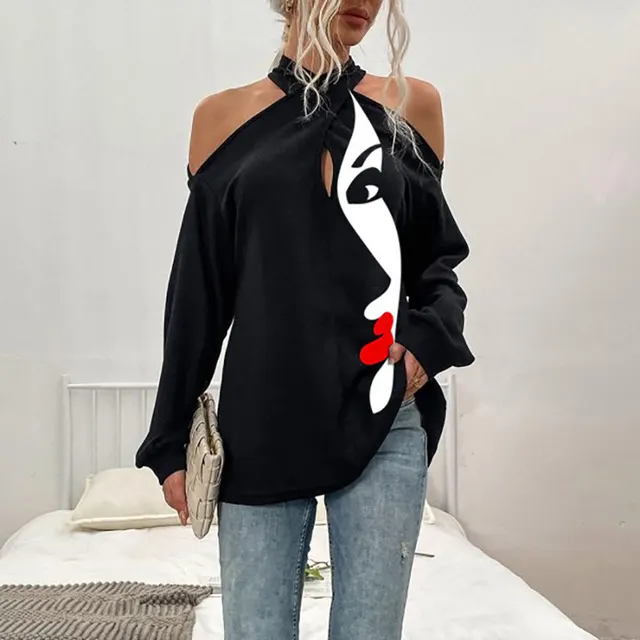 European And American New T shirt Women's Wear Black - Shop at LoveMi