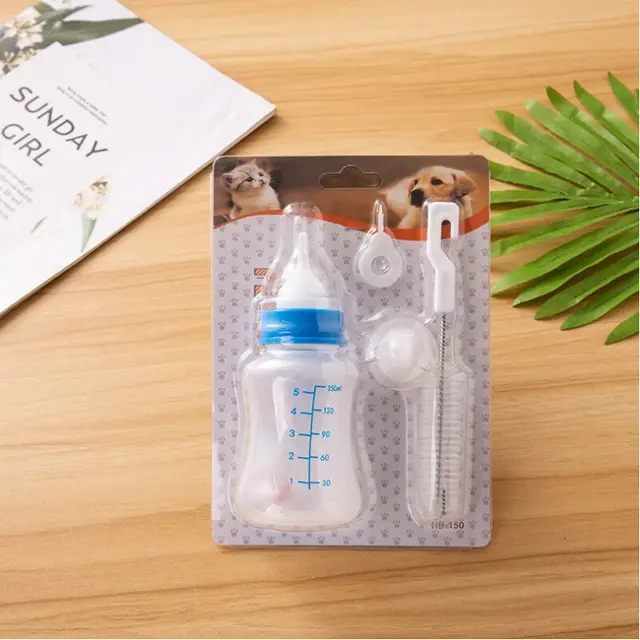 Pet Multi Pacifier Soft Spout With Bottle Brush 3 Piece Set Blue - Shop at LoveMi